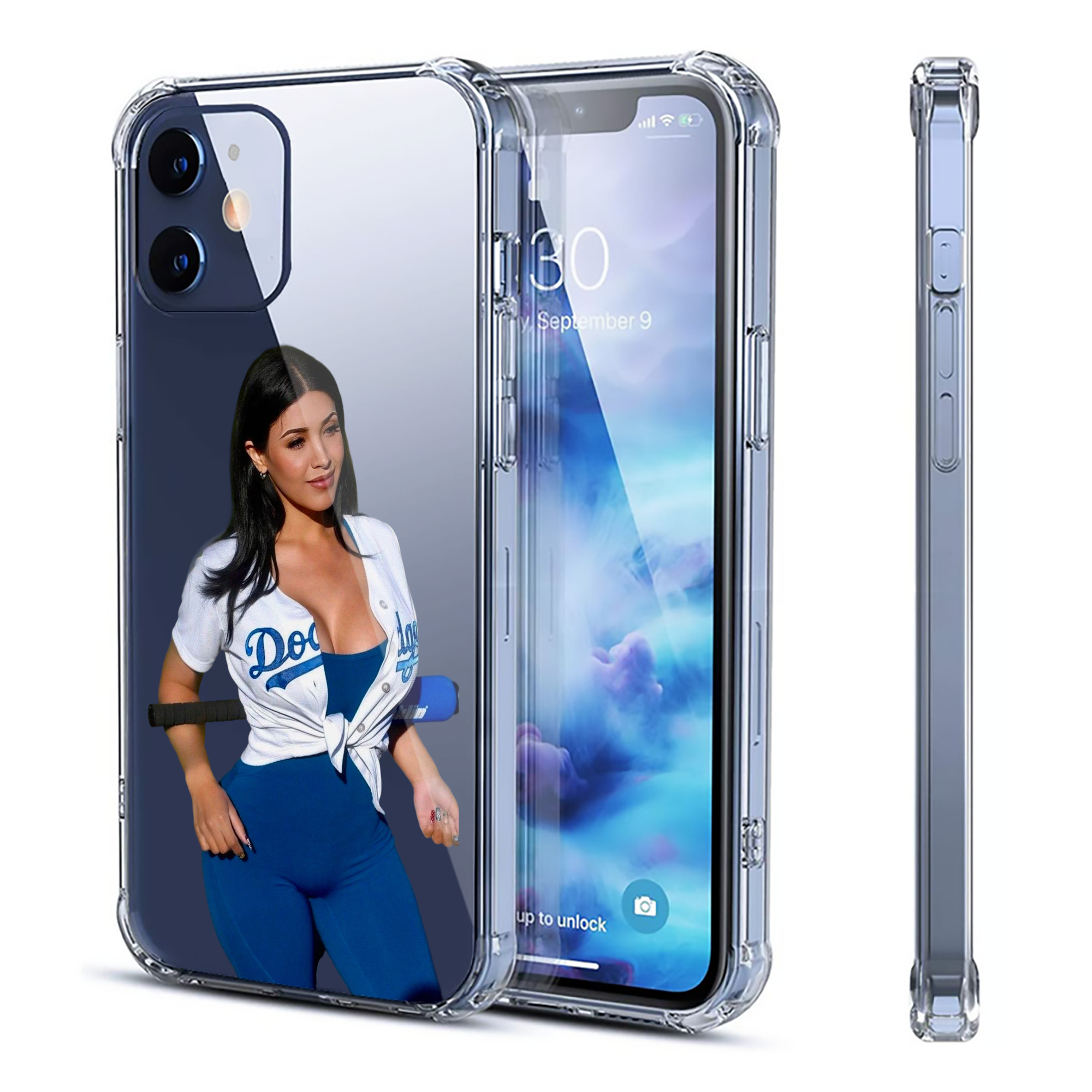  Clear IPhone 12 Case – Soft TPU With UV Print – Enhanced Drop Protection, Precise Fit, Anti-Fingerprint, Customizable Design, Scratch-Resistant, Yellow-Resistant